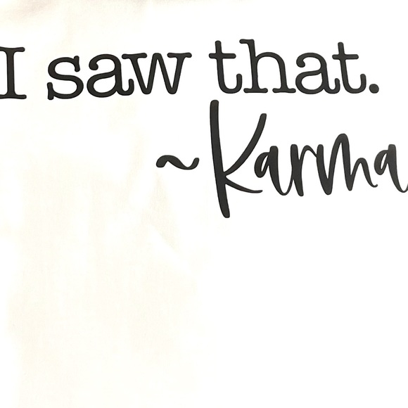 Medium tshirt “karma” - Picture 3 of 3